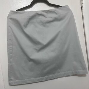 Old Navy Silver A-Line Knee-Length Skirt for Work or Casual